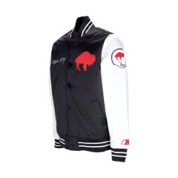Mitchell & Ness Team Origins Varsity Satin Jacket Buffalo Bills Black / White