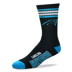 FBF Originals NFL Graphic 4-Stripe Deuce Socks Carolina Panthers