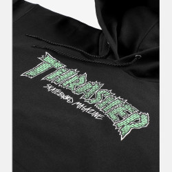 Thrasher Hoodie Brick Black