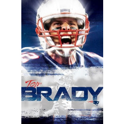 NFL Poster New England Patriots Tom Brady
