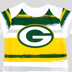 Outer Stuff Team Favorite SS Creeper (newborn) Packers White/Green