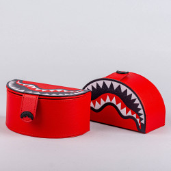 Sprayground Red Spray Socks White