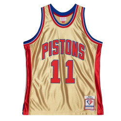 Mitchell & Ness 75th NBA Anniversary Gold Swingman Jersey DETROIT PISTONS ISSIAH THOMAS Gold
