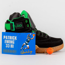 Ewing 33 Hi X Lrg Suede Black/Green/Gum
