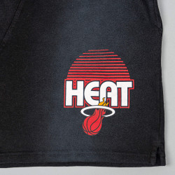 Detské šortky OUTERSTUFF NBA BEACH BUM SHORT MIAMI HEAT čierne