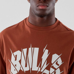 Tričko NEW ERA Chicago Bulls NBA Core Plus Brown Oversized T-Shirt hnedé