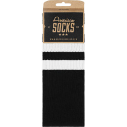 American Socks Ponožky Back In Black Knee High Black