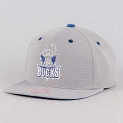 Mitchell & Ness The District Snapback Hwc Milwaukee Bucks Grey