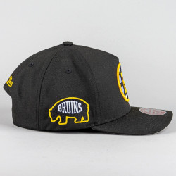 Šiltovka Mitchell & Ness Boston Bruins NHL Double Clutch Pro Snapback čierna