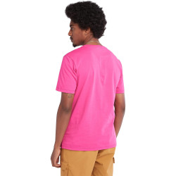 Timberland SS Tree Logo Camo Tee - pink