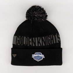 Fanatics NHL Fundamental Beanie Cuff with Pom Vegas Golden Knights Black/Charcoal Heather