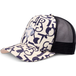 Šiltovka so sieťkou DJINN'S Trucker Cap New HFT Simple Aztek Beige/Black