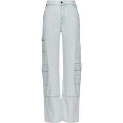 Karl Kani KK Serif Cargo Pocket Denim bleached blue