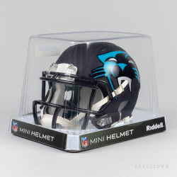 Miac Riddell Amp Mini Helmet Carolina Panthers
