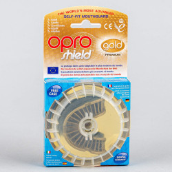 Chránič zubov Opro Shield Gold Premium Black/Gold (7+ Adult)