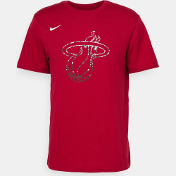 Nba Nike Essential Ss Cc Tee 8-20 Miami Heat Bordeaux