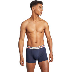 Levis Men Giftbox Iconic Cotton Wb Boxer Brief 3P Navy/Mid Grey Melange