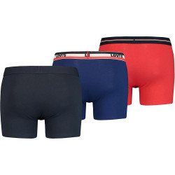 Levis Men Giftbox Logo Boxer Brief 3P Blue