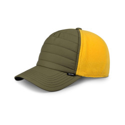DJINN'S Trucker Cap HFT Puffy Nylon olive/yellow