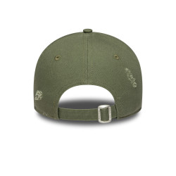 Dámska šiltovka New Era New York Yankees Womens MLB Distressed Dark Green 9FORTY Adjustable Cap olivová