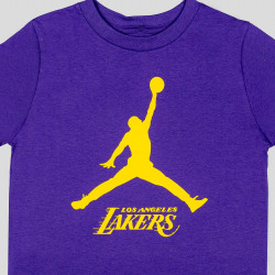 Jordan Nba Nk Essential Jordan Ss Tee - 8-20 Los Angeles Lakers Purple