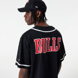 NEW ERA NBA T-Shirt Chicago Bulls NBA Baseball Jersey Black