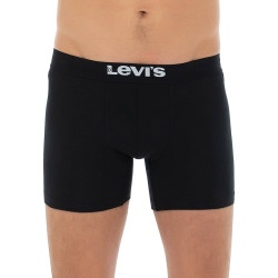 Levis Men Solid Basic Boxer Brief Organic Co 2P Black