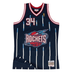 Mitchell & Ness Houston Rockets 1996 - 97 Hakeem Olajuwon Nr.34 Road Navy
