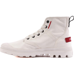 Palladium Pampa Hi Patch Star White