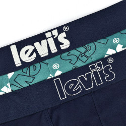 Levis Men Poster Logo Aop Boxer Brief 2P Blue Combo