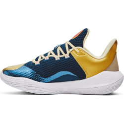 Under Armour Grade School Curry 11 'Championship Mindset' Basketball Shoes Lemon Ice/Metallic Gold/Red