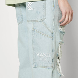 Karl Kani KK Retro Baggy Workwear Heavy Distressed Denim bleached blue