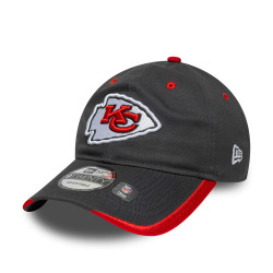 Šiltovka New Era Kansas City Chiefs NFL Charcoal 9TWENTY Adjustable Cap tmavošedá