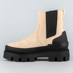 Buffalo Raven Chelsea Cream/Black