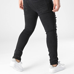 Sixth June Ripped Black Bandana Jeans