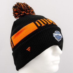 Fanatics NHL Fundamental Beanie Cuff with Pom Anaheim Ducks Black/Dark Orange