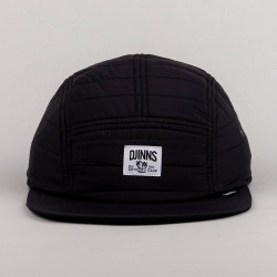 DJINN'S 5 Panel Flat Cap Puffy Nylon black