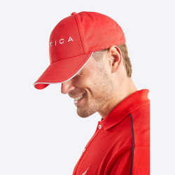 Nautica Robson Snapback Cap True Red