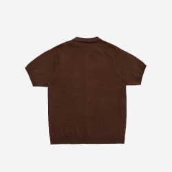 Jacker Granpa Cardigan Shirt Brown
