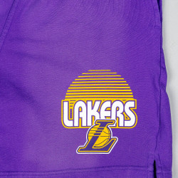 Detské šortky OUTERSTUFF NBA BEACH BUM SHORT LOS ANGELES LAKERS fialové
