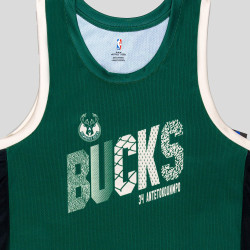 OUTER STUFF NBA FAST BREAK SHOOTER TANK MILWAUKEE BUCKS ANTETOKOUNMPO GIANNIS GREEN