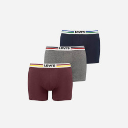Levis Men Giftbox Athleisure Elastic Boxer Brief 3 Mixed Colors