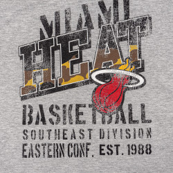 OUTERSTUFF GO TIME SS TEE MIAMI HEAT GREY