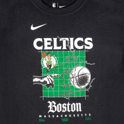 Nba Nike Courtside Ss Oc Max90 Tee 8-20 Boston Celtics Black