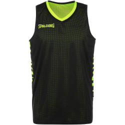 Spalding Essential Reversible Shirt Black/Neon Yellow