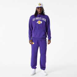 New Era NBA LA Lakers NBA Logo Purple Pullover Hoodie Purple
