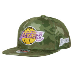 Mitchell & Ness Tonal Camo Stretch Fitted HWC Los Angeles Lakers Green