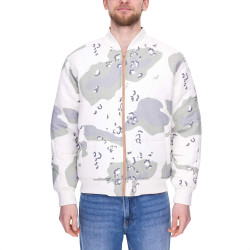 Pánska obojstranná bomber bunda STAPLE Broadway Reversible maskáčová/béžová