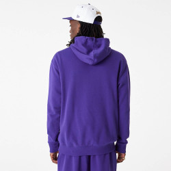 New Era NBA LA Lakers NBA Logo Purple Pullover Hoodie Purple
