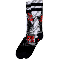 American Socks Freedom is a lie - Mid High Black